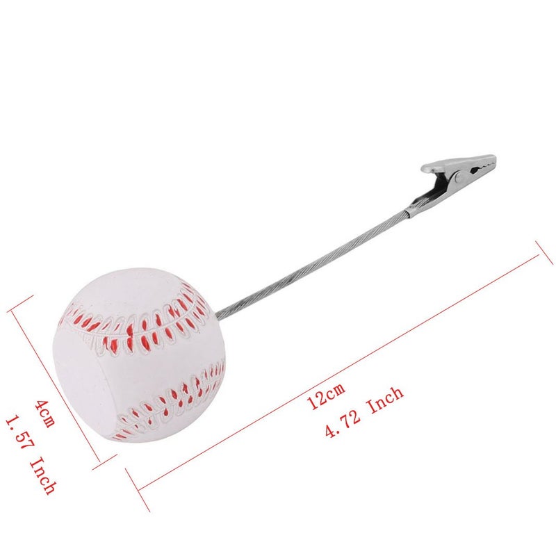Xiaoyztan Card Stand Memo Clip,Baseball Picture Holder Table Stand Note Paper Clip for Table Party Favors Photo Stand Events Decoration,Pack of 5 - Image 2